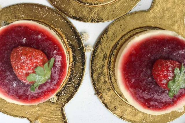 Mini Cheesecake de Morango