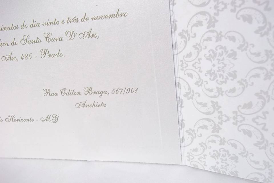 Convites de casamento