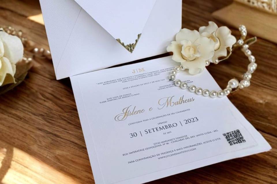 Convite de casamento