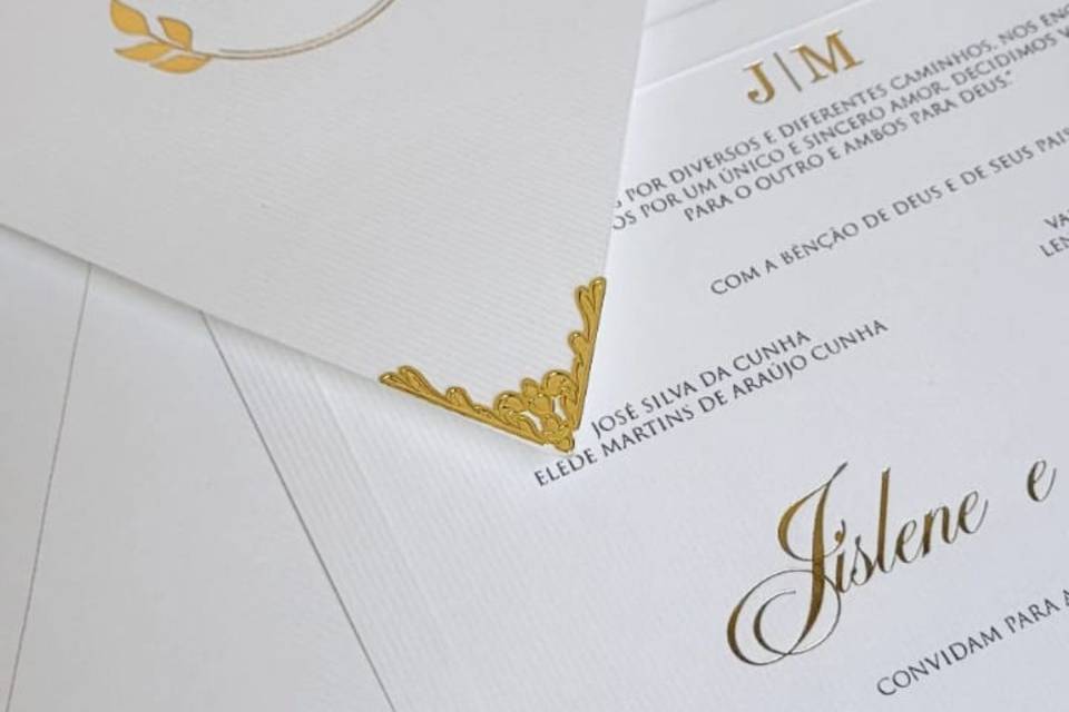 Convite de casamento