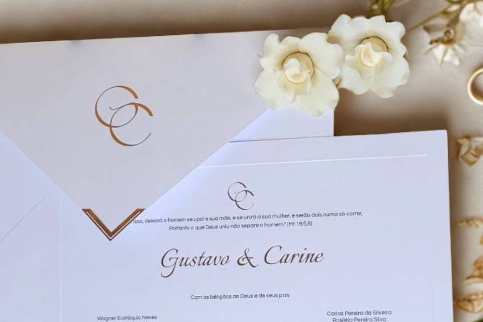 Convite de casamento