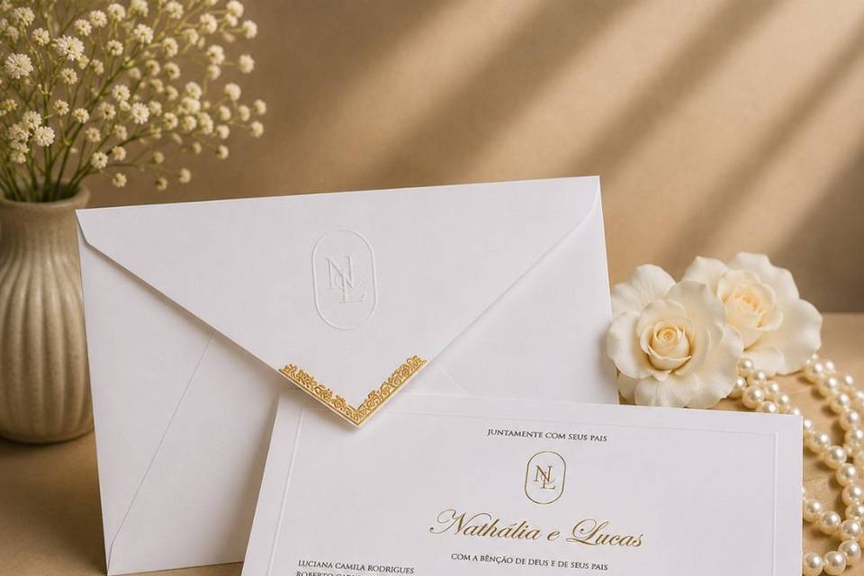 Convite de casamento