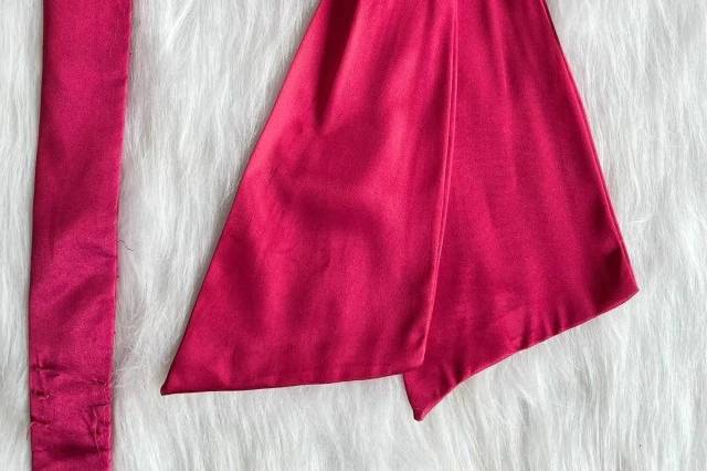 Faixa e laço pink
