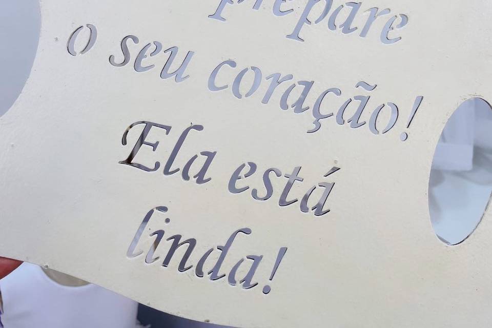 Plaquinha Tio prepare o seu...