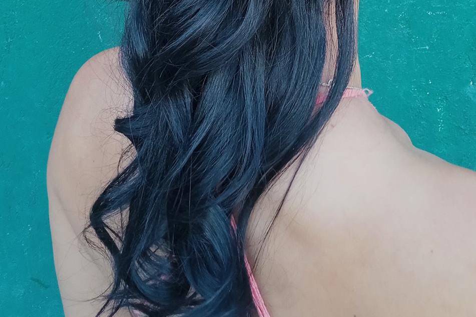 Penteado semi preso