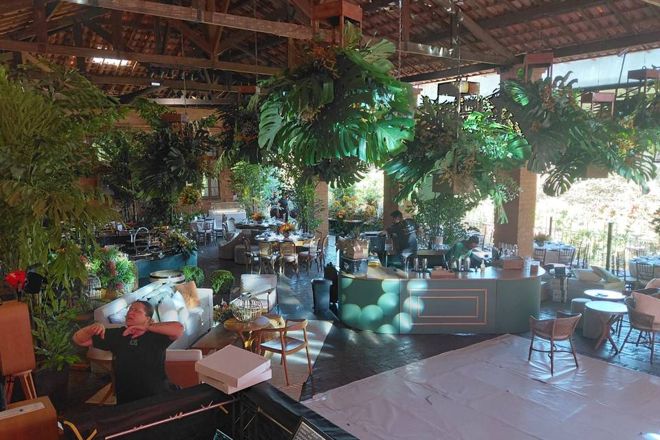 Recepção decorado