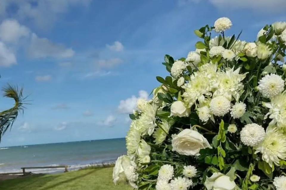 Casamento à beira mar
