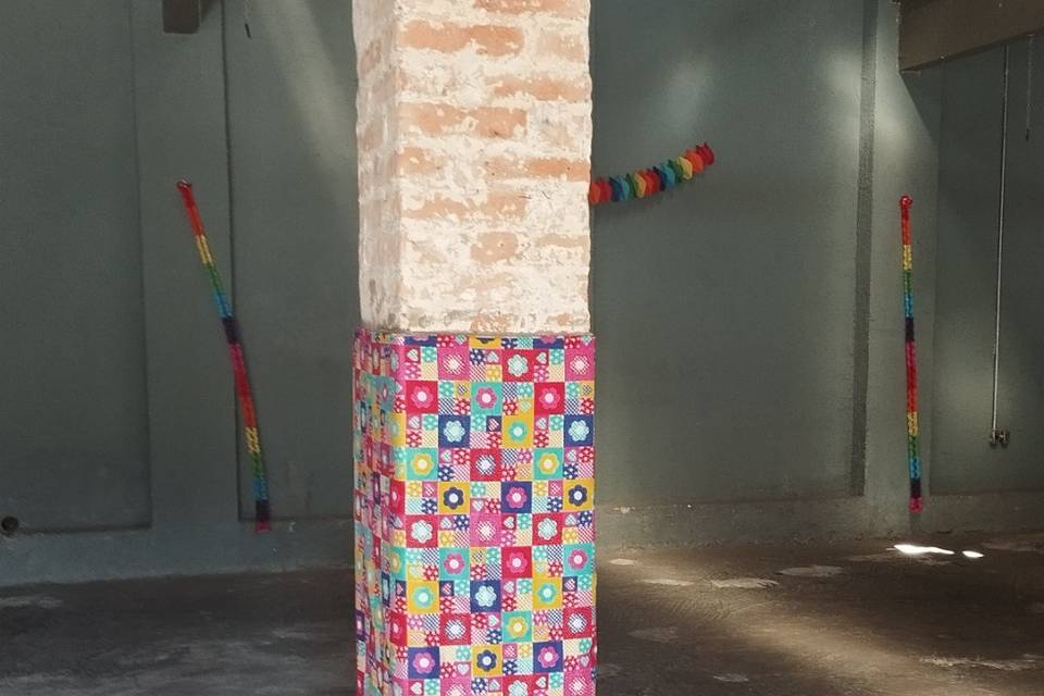 Montagem da festa junina