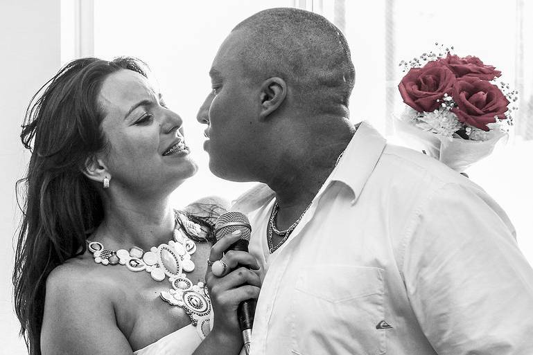 A noiva e o noivo