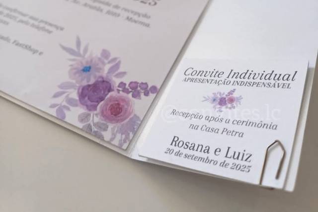 Convites de casamento