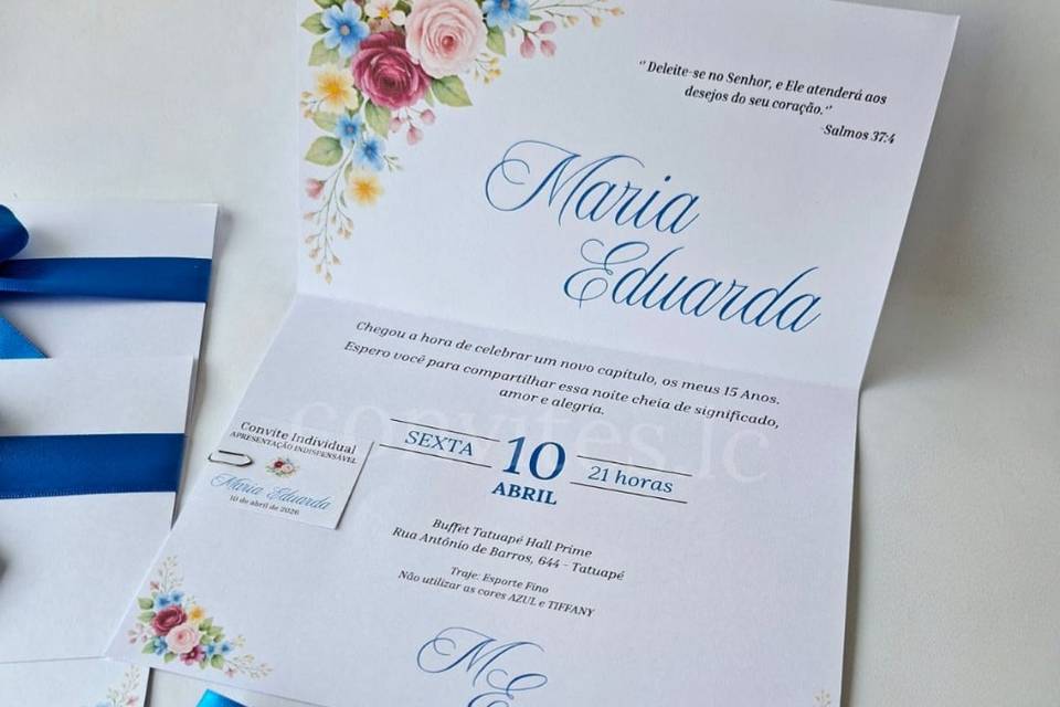 Convite de debutante