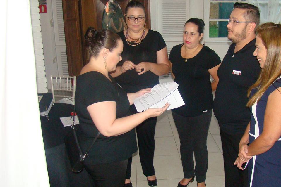 Equipe Reunião pré evento