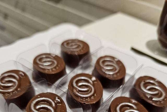 Bombom de chocolate ao leite