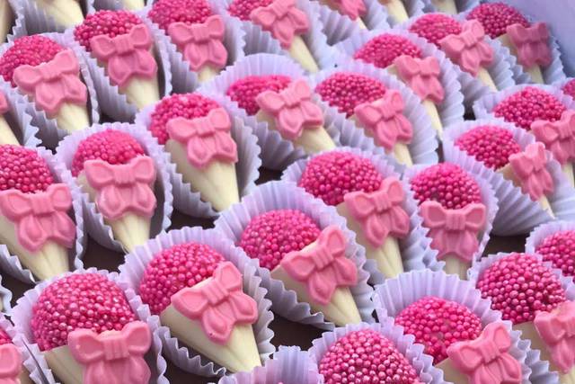 Mini cone de chocolate