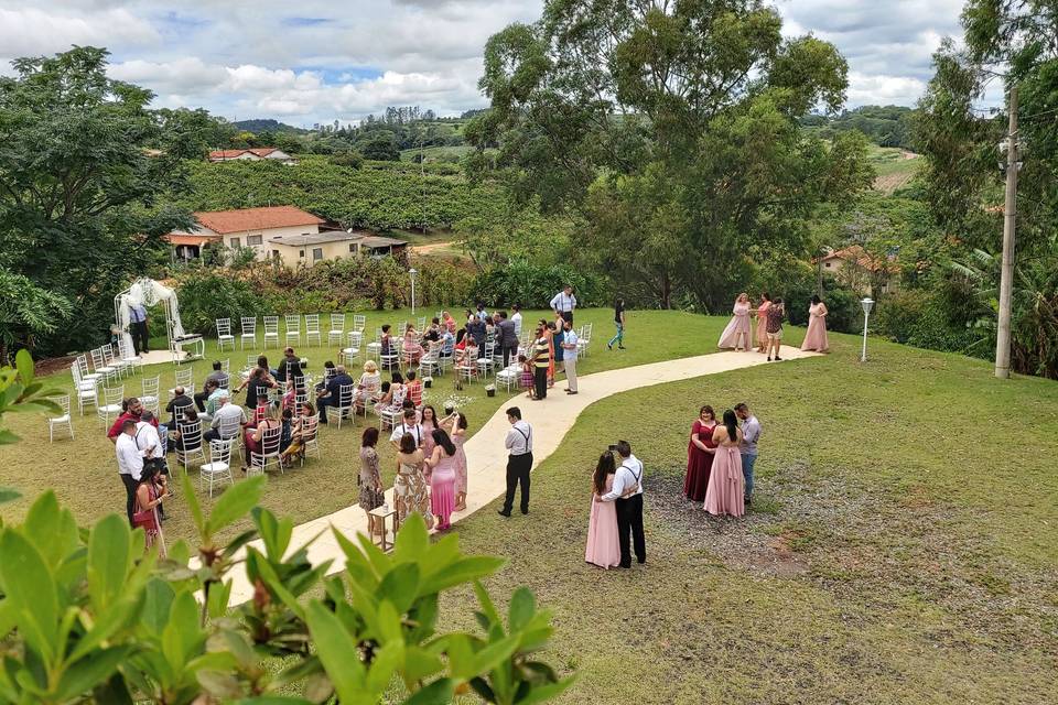 Casamento e drones sucesso