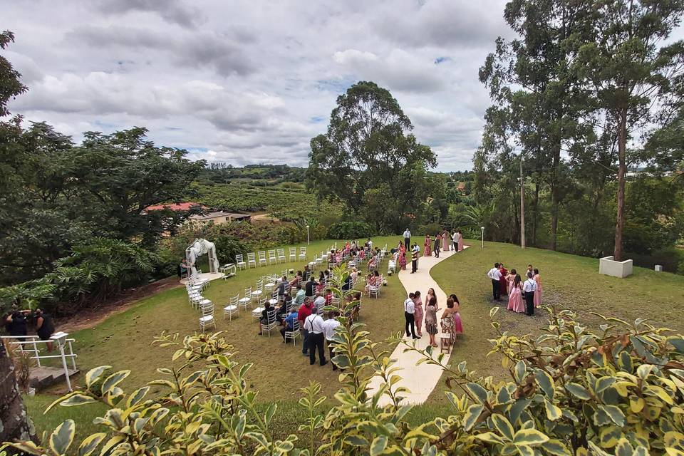 Casamento e drones sucesso