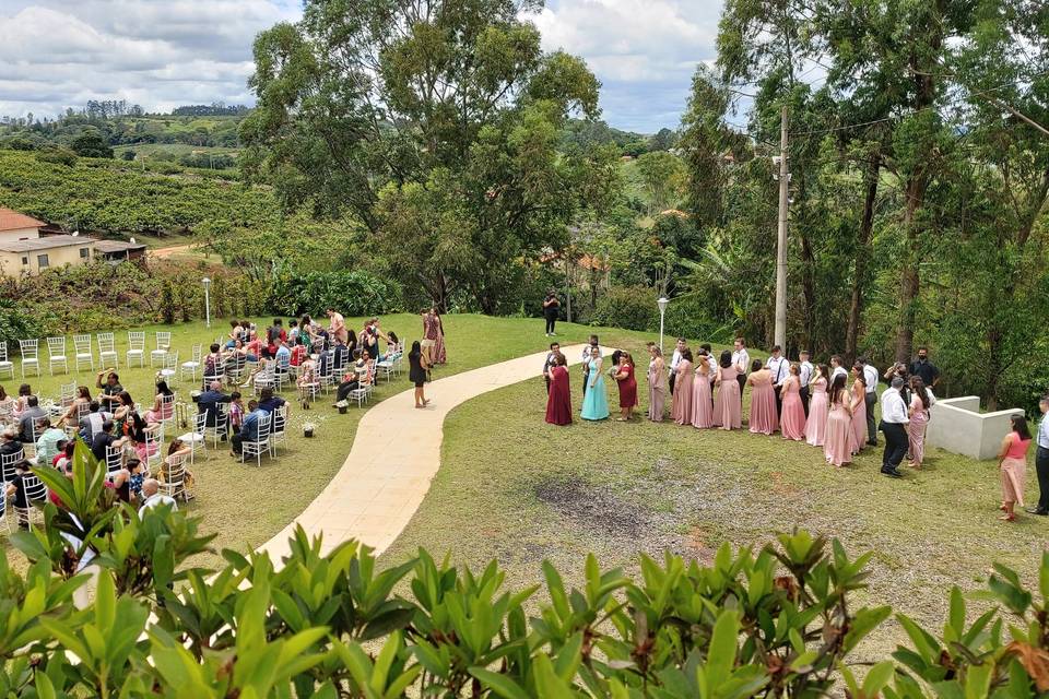 Casamento e drones sucesso