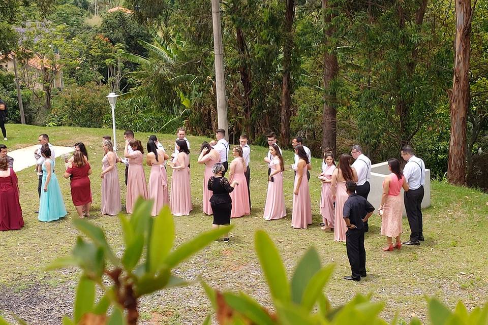 Casamento e drones sucesso