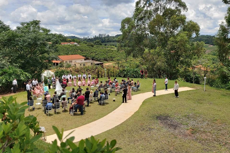 Casamento e drones sucesso