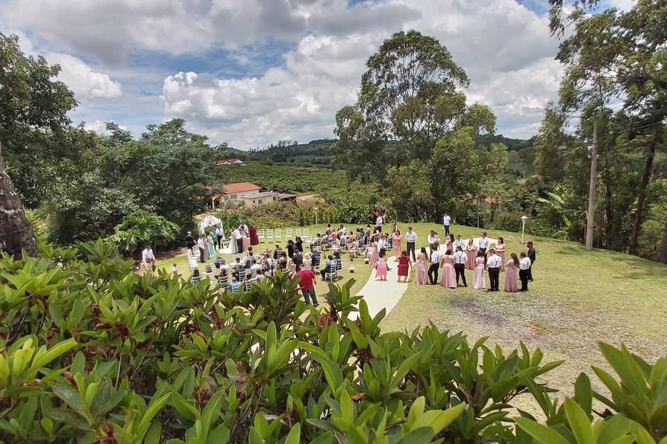 Casamento e drones sucesso