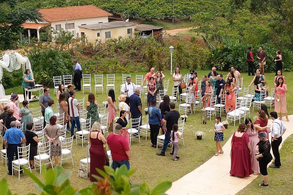 Casamento e drones sucesso