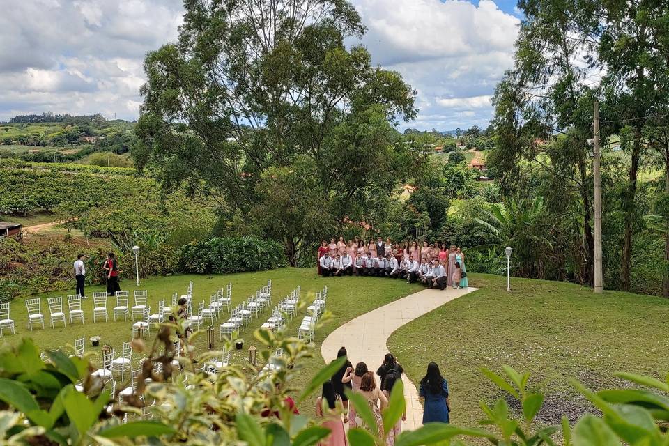 Casamento e drones sucesso