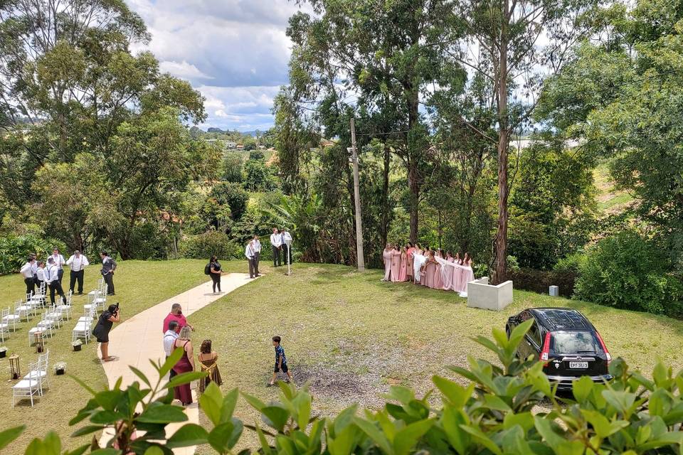 Casamento e drones sucesso