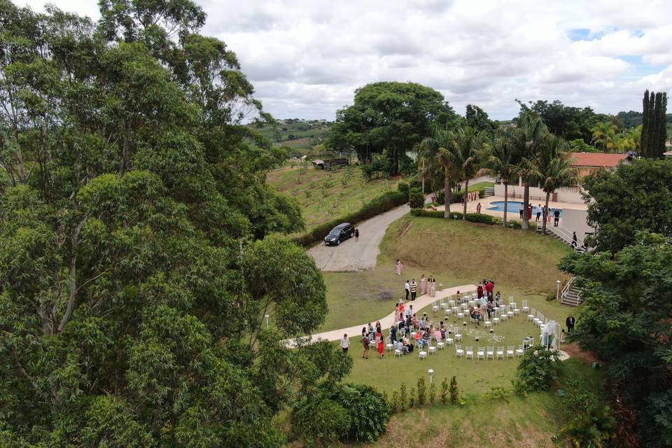 Casamento e drones sucesso