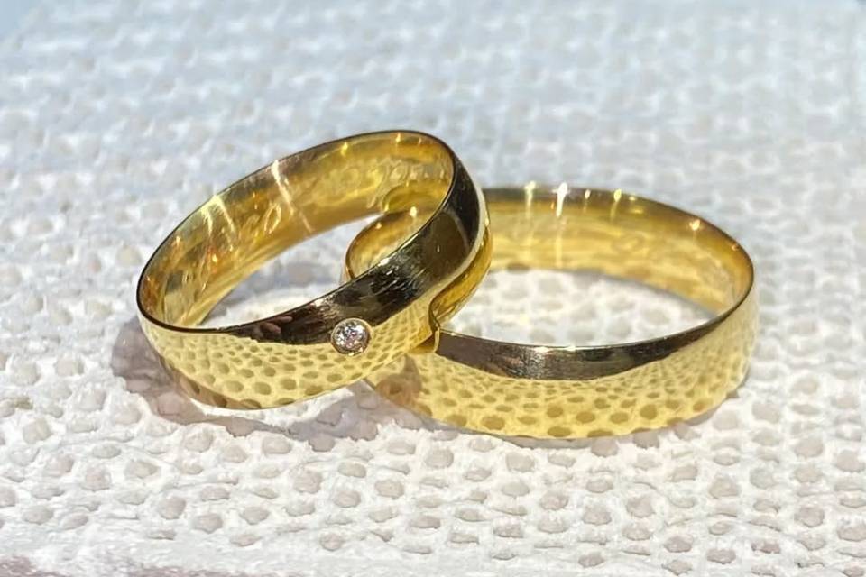 Alianças 5mm Ouro 18K