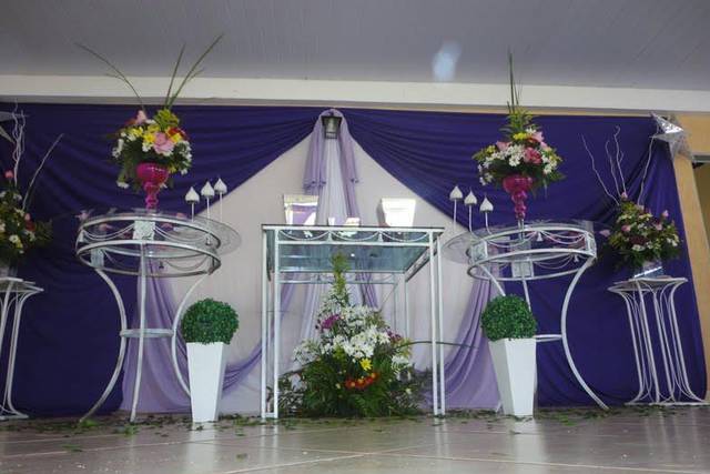Decoração com flores