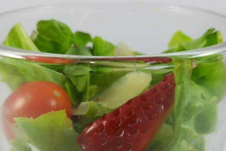 Salada em mini porção