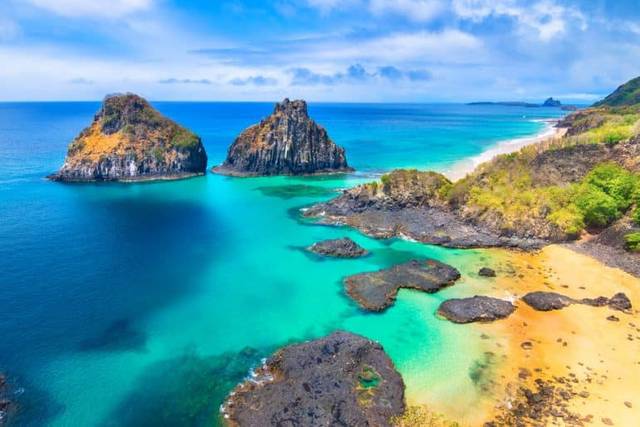 Lua de mel famosa em Noronha