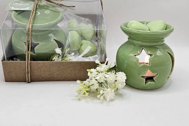 Rechaud com pastilhas aromátic