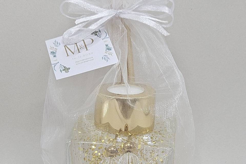 Home spray com glitter dourado