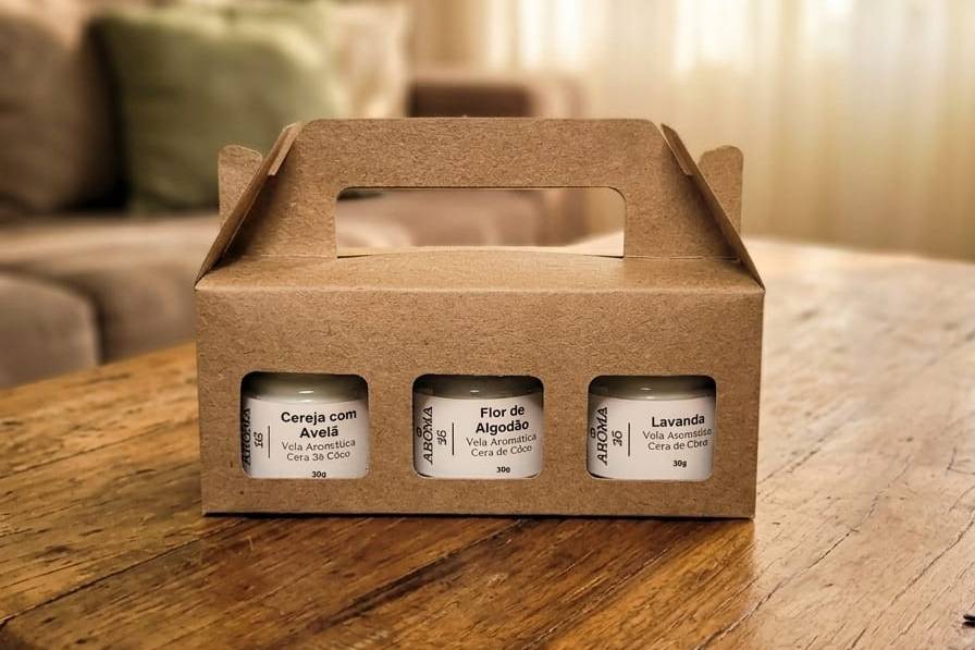 Kit 3 Velas Aromáticas 30g