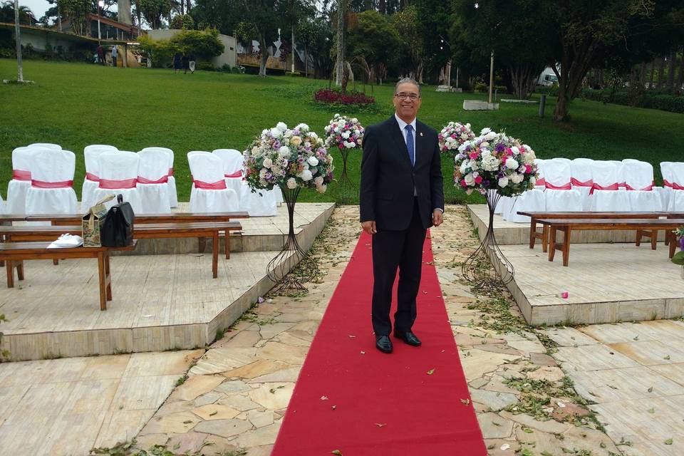 Celebrante e Juiz de Paz Francisco Martins