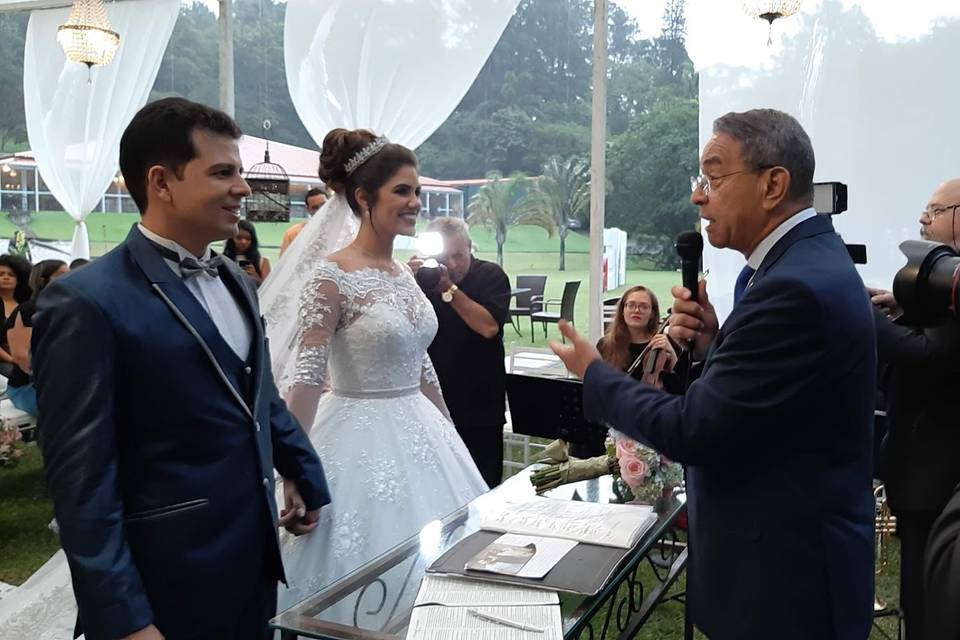 Celebrante e Juiz de Paz Francisco Martins