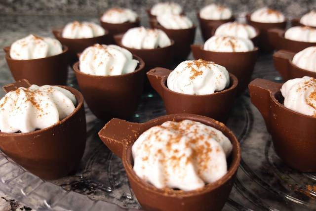 Xicara de capuccino
