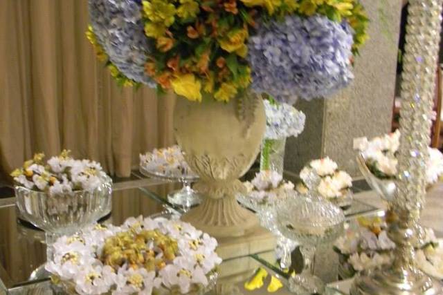 Decoração hortência
