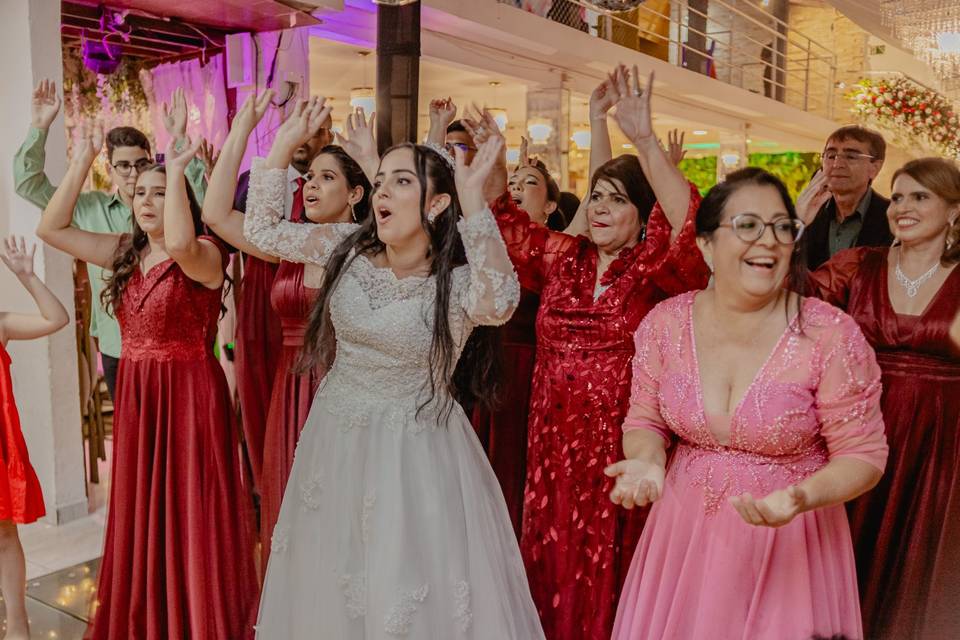 Momento da festa