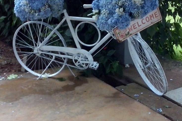 Bicicleta de flores