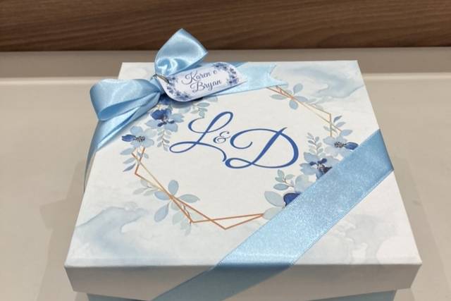 Caixa convite, 15x15cx5cm