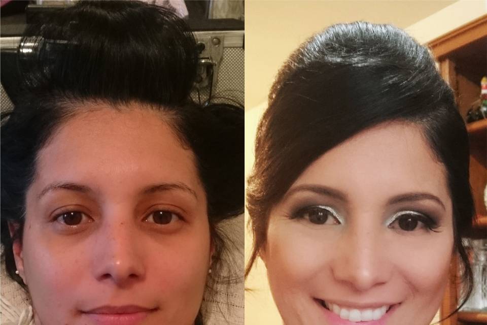 Antes e depois Natália