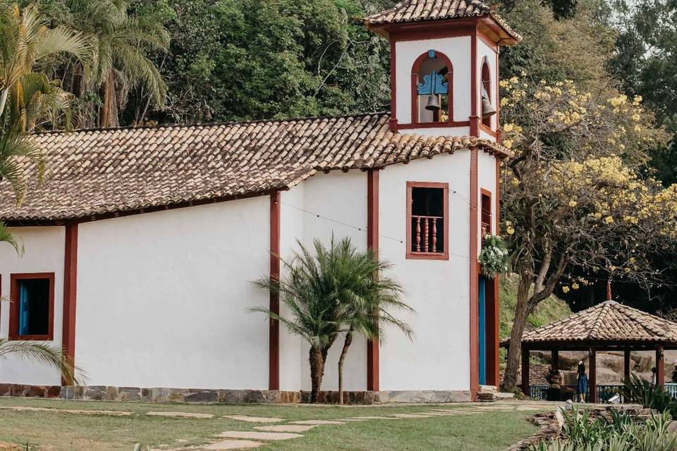 Patio Decorado | Villa Capão