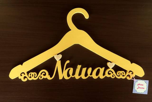 Cabide noiva amarelo