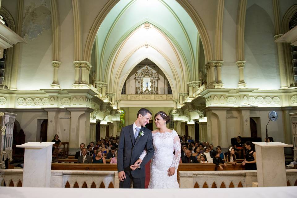 Aquele sorriso na igreja