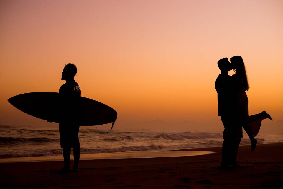 Fim de tarde na praia