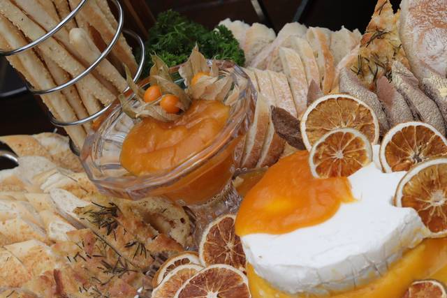 Terrine de damasco com nozes