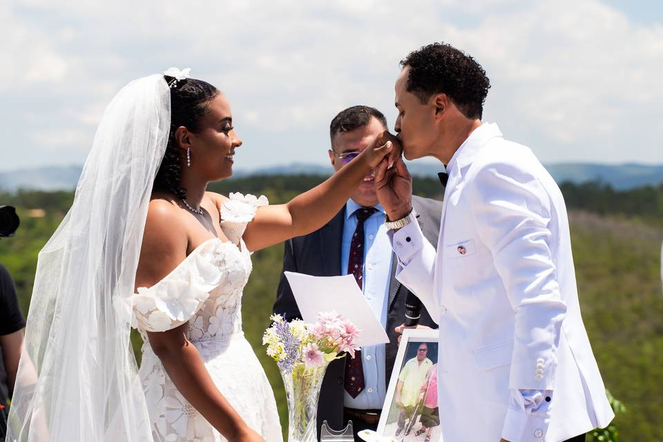 Fotos naturais de casamento