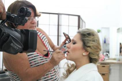 A maquiagem de casamento